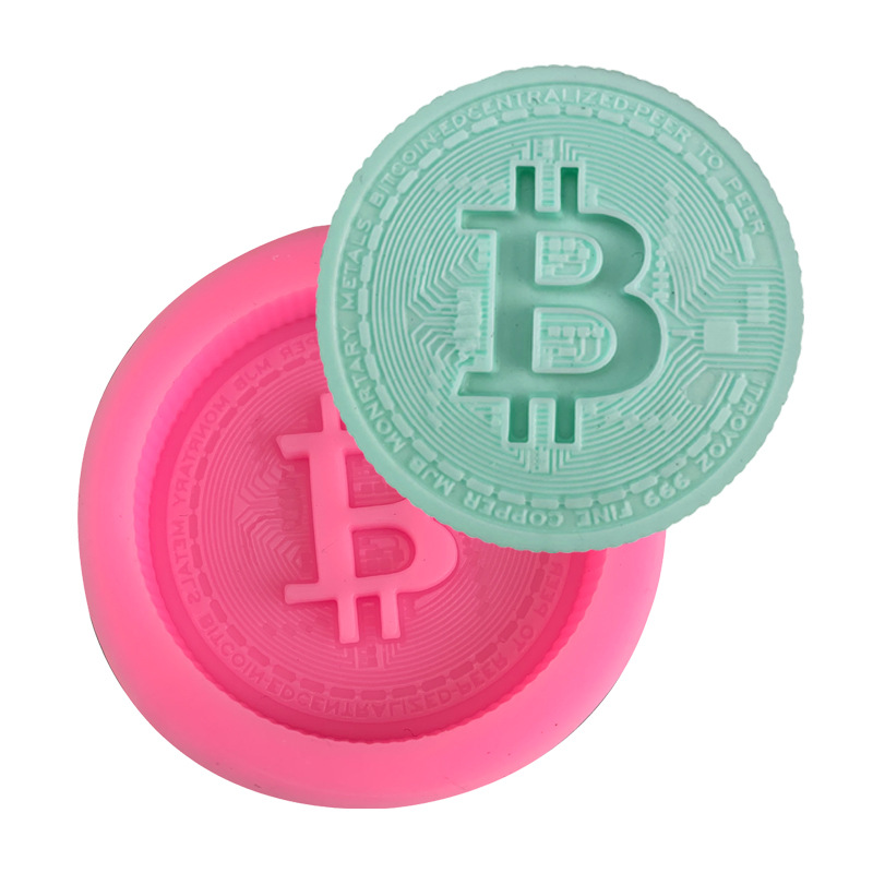 Candle Making Ideas - 1/3Pcs Currency Logo Soap Silicone Cake