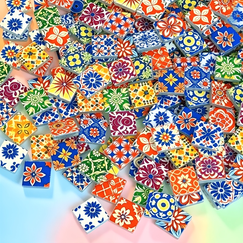Candle Making Jars - 100/200g of Colorful Mosaic Materials, 2.3*2.3cm