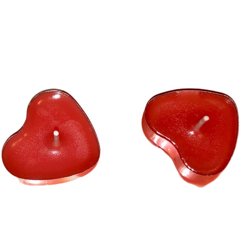 100 Sets Heart shaped Empty Al - Candle Making Jars 评论和价格
