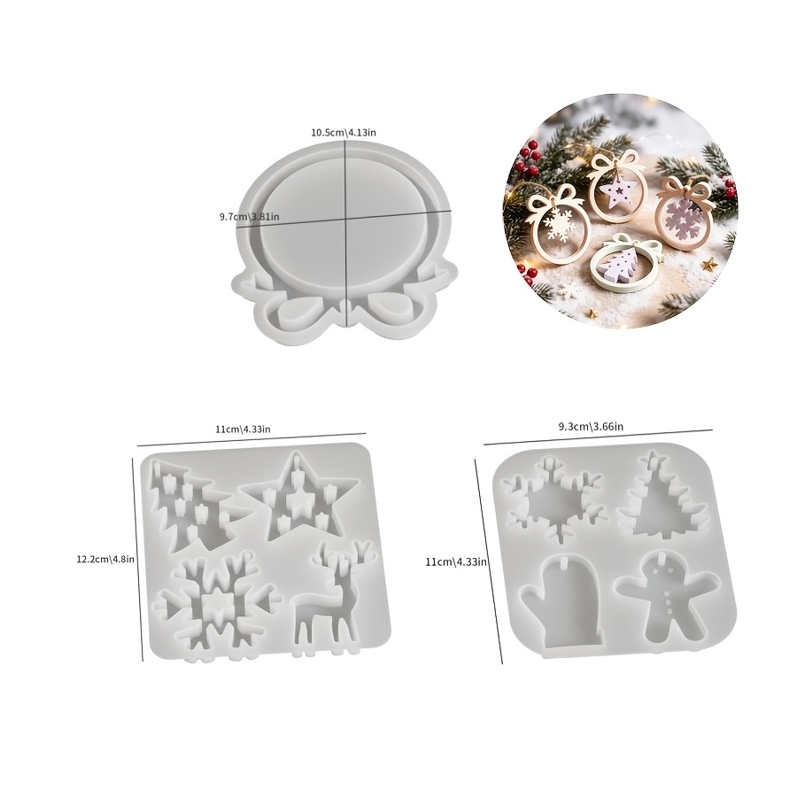 1/3 piece Christmas resin sili - Candle Making Ideas 评论和价格