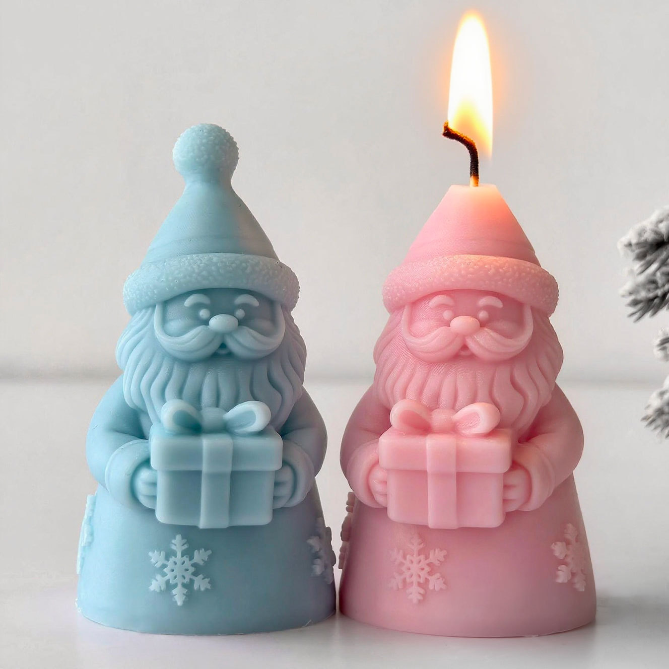 Santa Claus Gift Box Silicone  - Candle Making Wax Melter 评论和价格