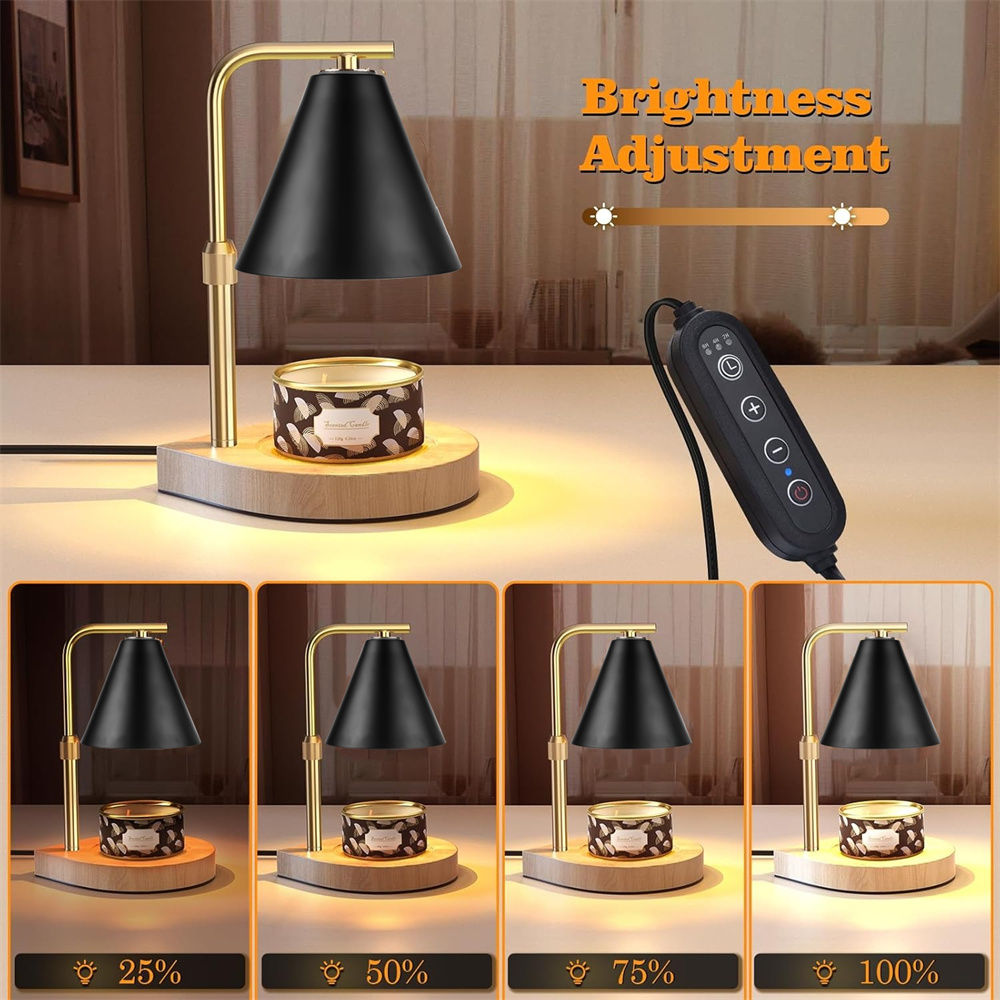 Black Candle Warmer Lamp with  - Candle Making Wax Melter 评论和价格