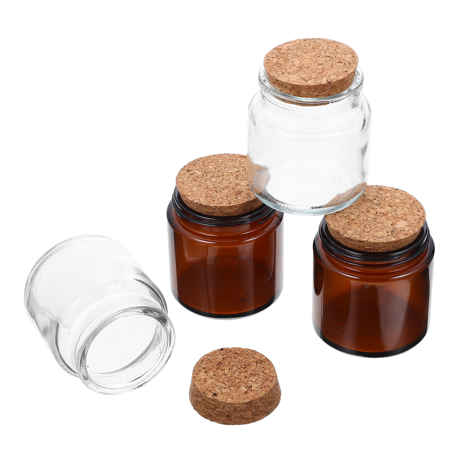 4Pcs High Quality Fragrance Gl - Candle Making Jars 评论和价格