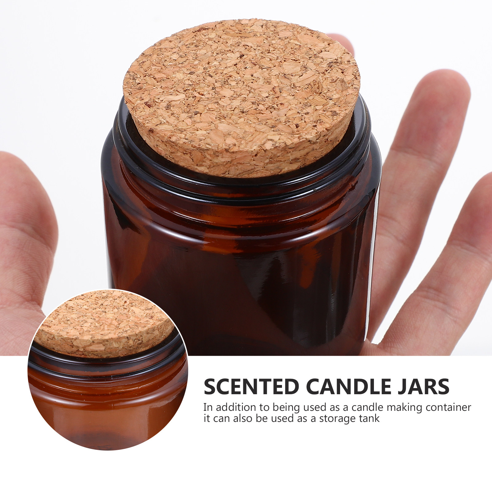 4Pcs High Quality Fragrance Gl - Candle Making Jars 评论和价格