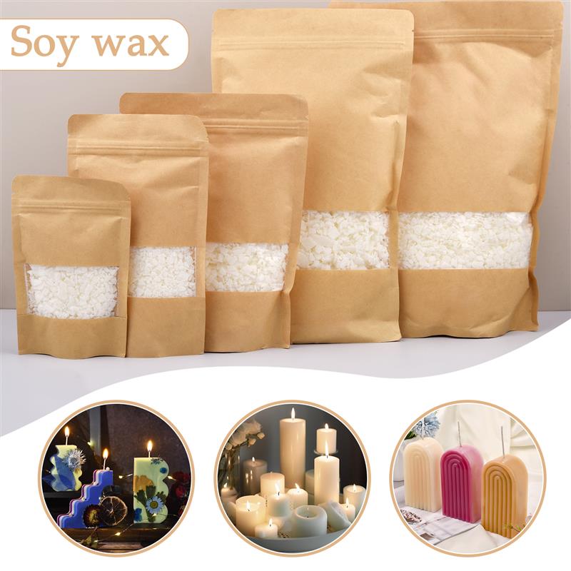 50-1000g Natural Pure Soy Wax  - Candle Making Wax Melter 评论和价格