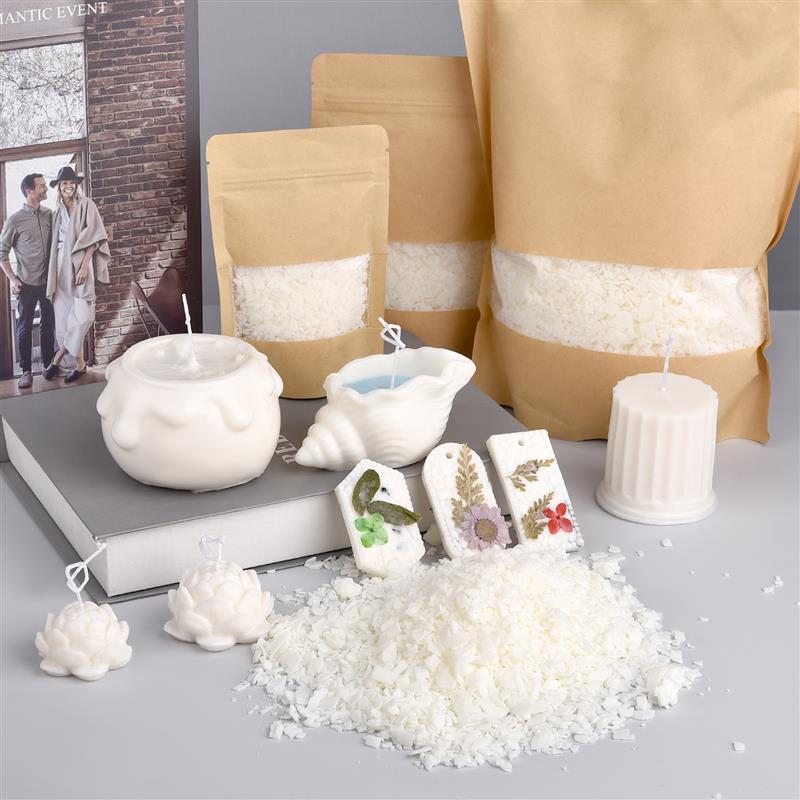 50-1000g Natural Pure Soy Wax  - Candle Making Wax Melter 评论和价格