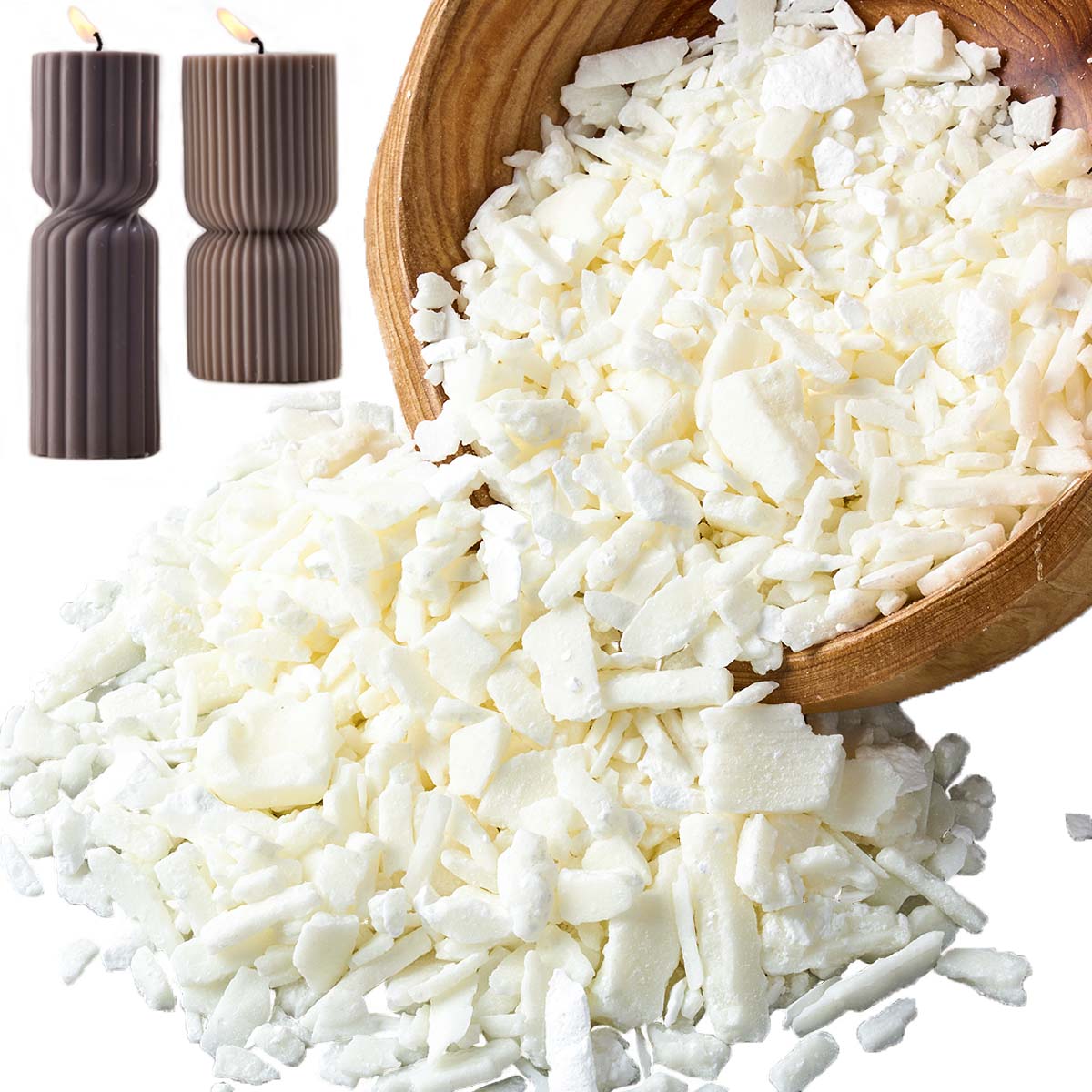 1 Pounds Pure White Soy Wax Fo - Candle Making Wax Melter 评论和价格