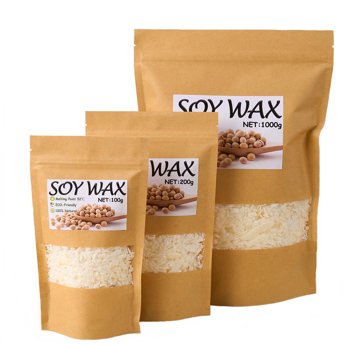 1 Pounds Pure White Soy Wax Fo - Candle Making Wax Melter 评论和价格