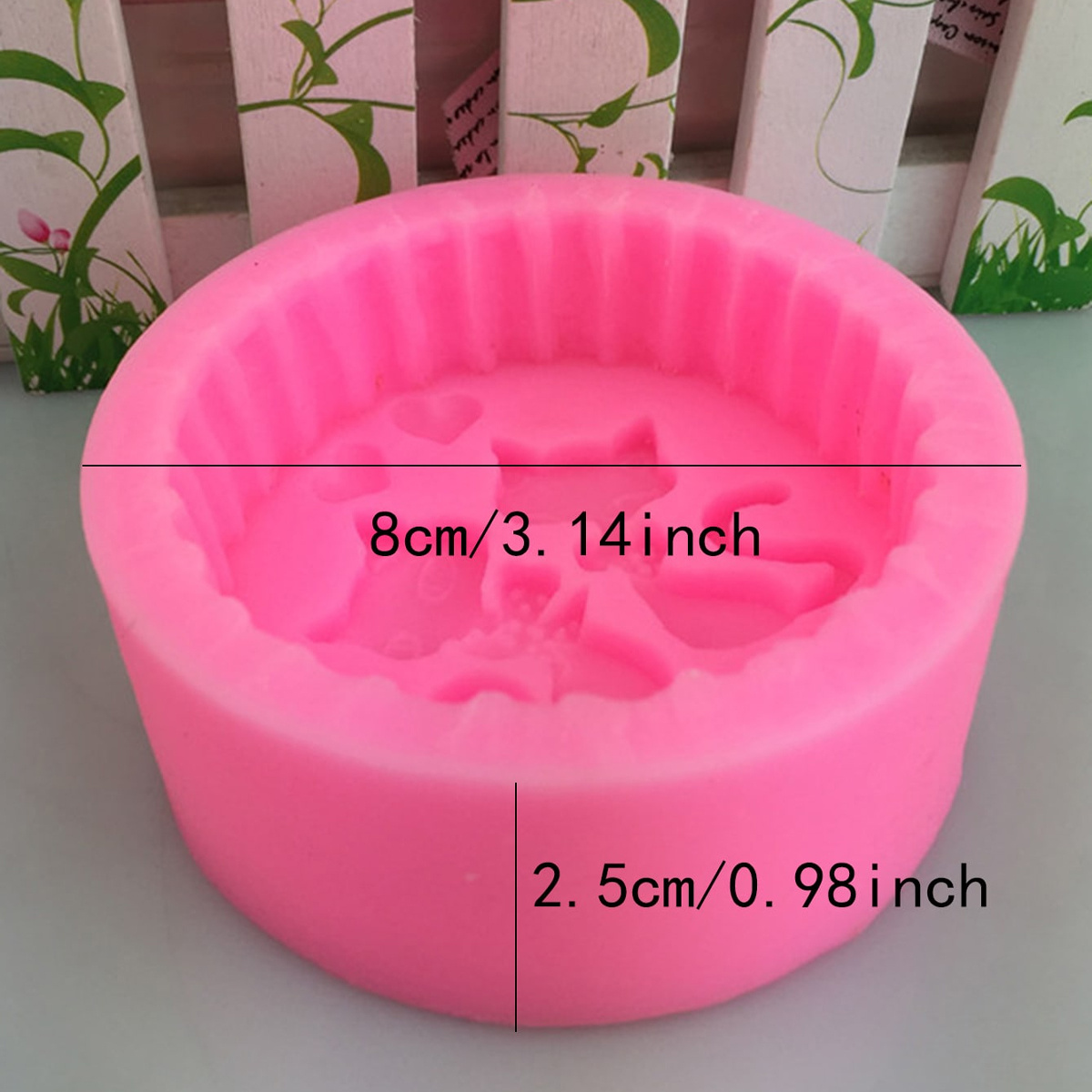 1-Piece Silicone Cat Soap Mold - Candle Making Wax Melter 评论和价格