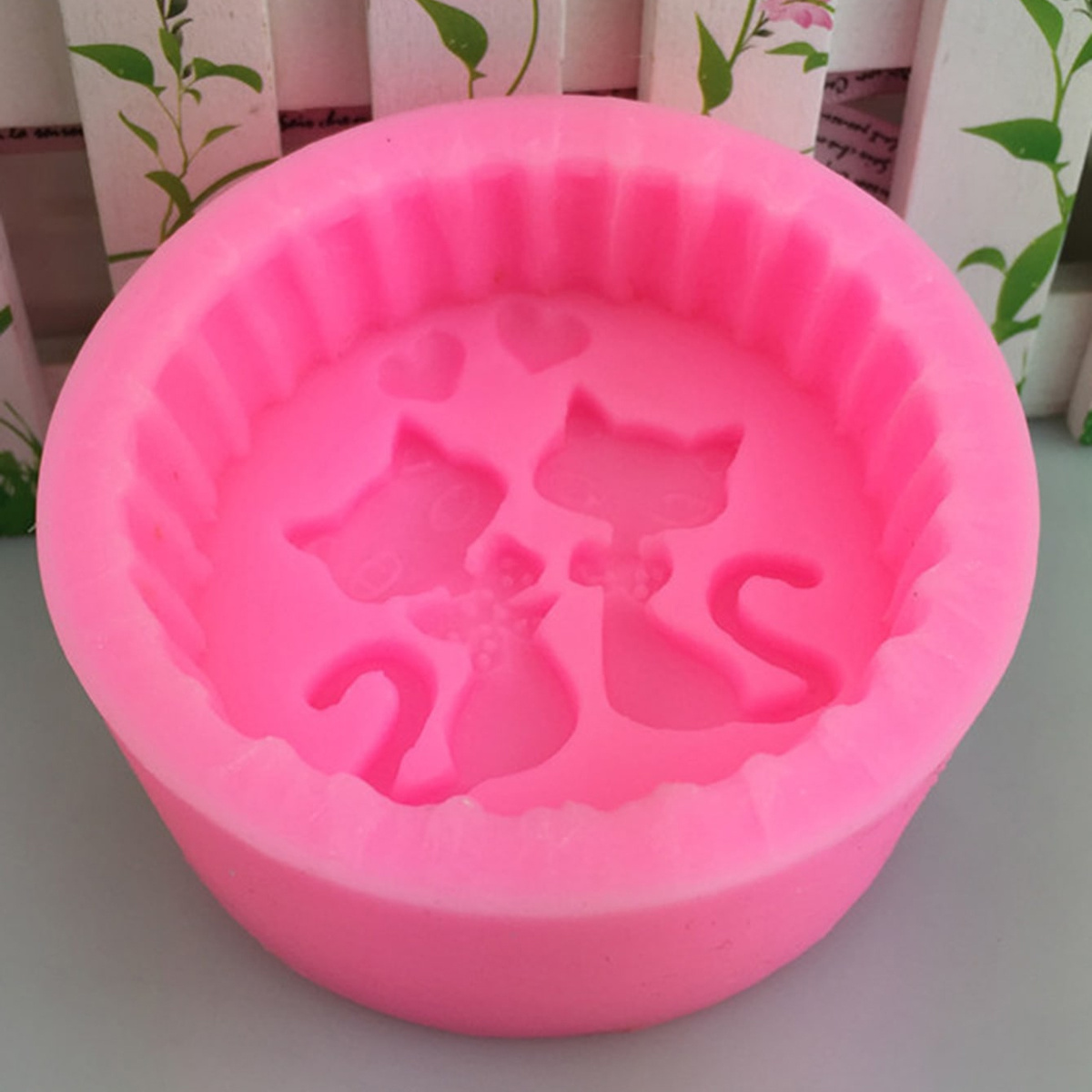 1-Piece Silicone Cat Soap Mold - Candle Making Wax Melter 评论和价格