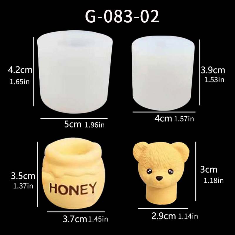 1 Piece, Teddy Bear Aromathera - Candle Making Jars 评论和价格