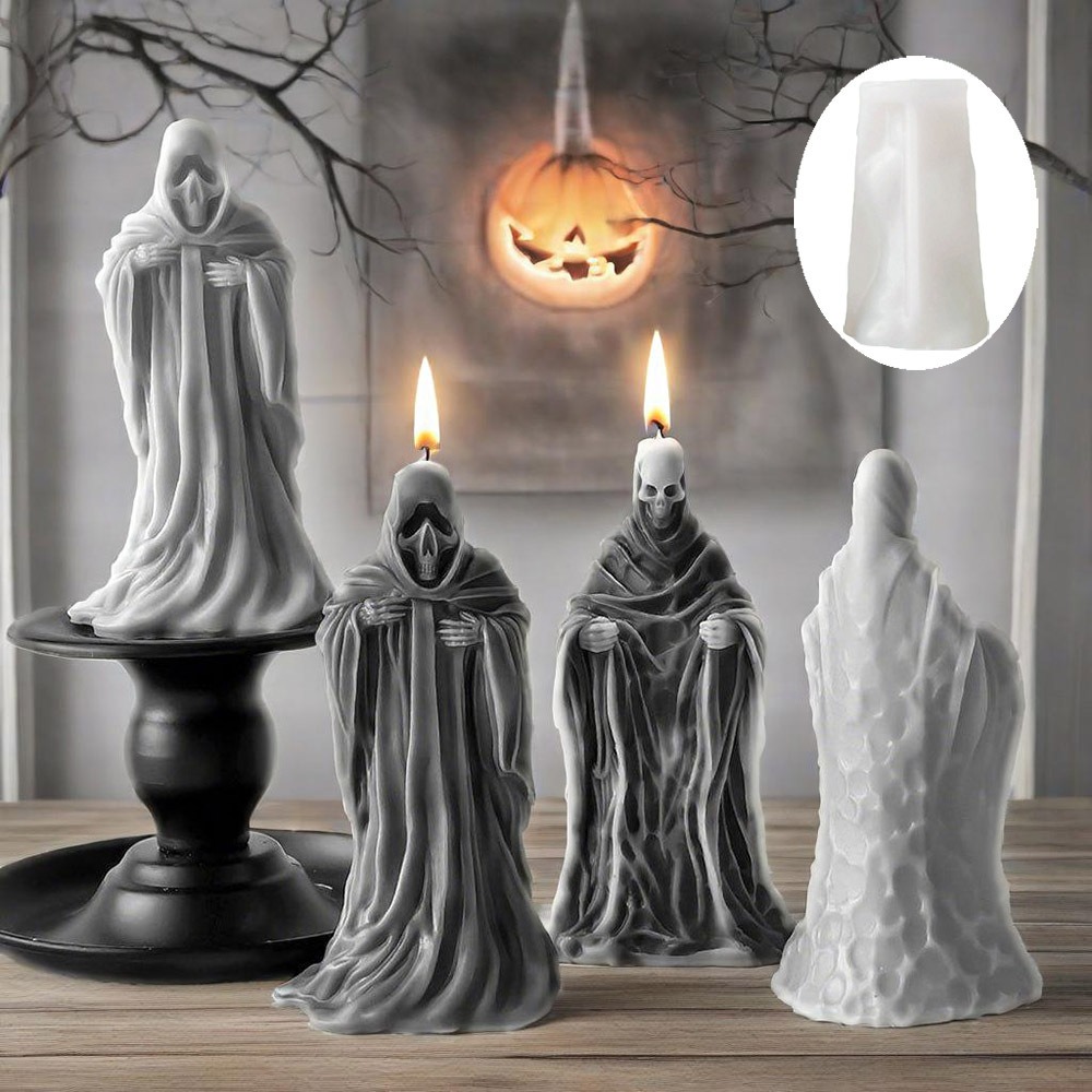 3D Skeleton Scent Candle Silic - Candle Making Wax Melter 评论和价格