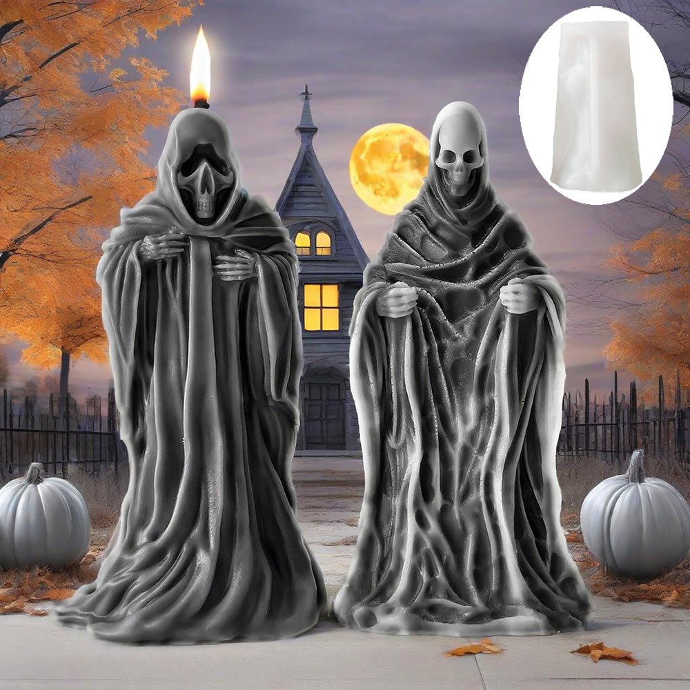 3D Skeleton Scent Candle Silic - Candle Making Wax Melter 评论和价格