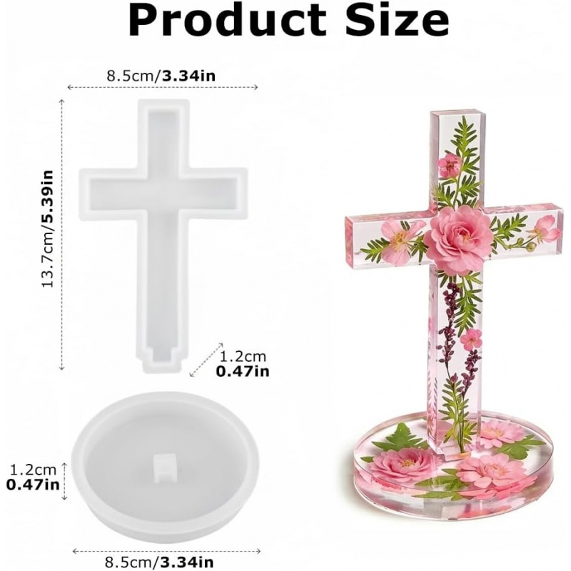Two silicone molds with a base - Candle Making Ideas 评论和价格