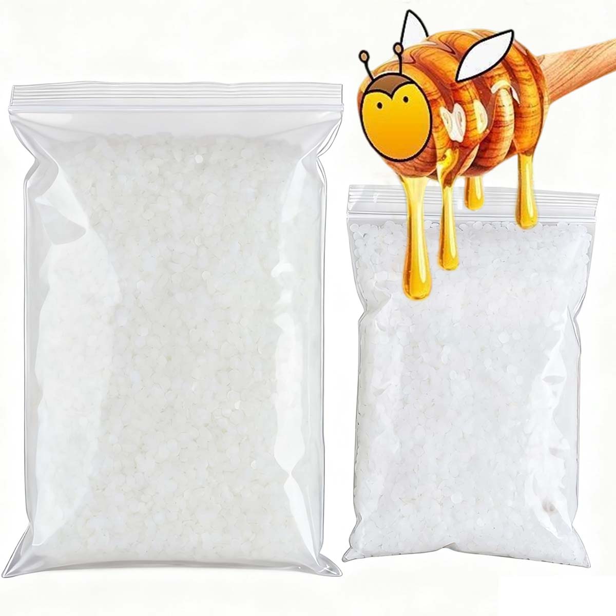 200g-1000g White Beeswax Pure  - Candle Making Wax Melter 评论和价格
