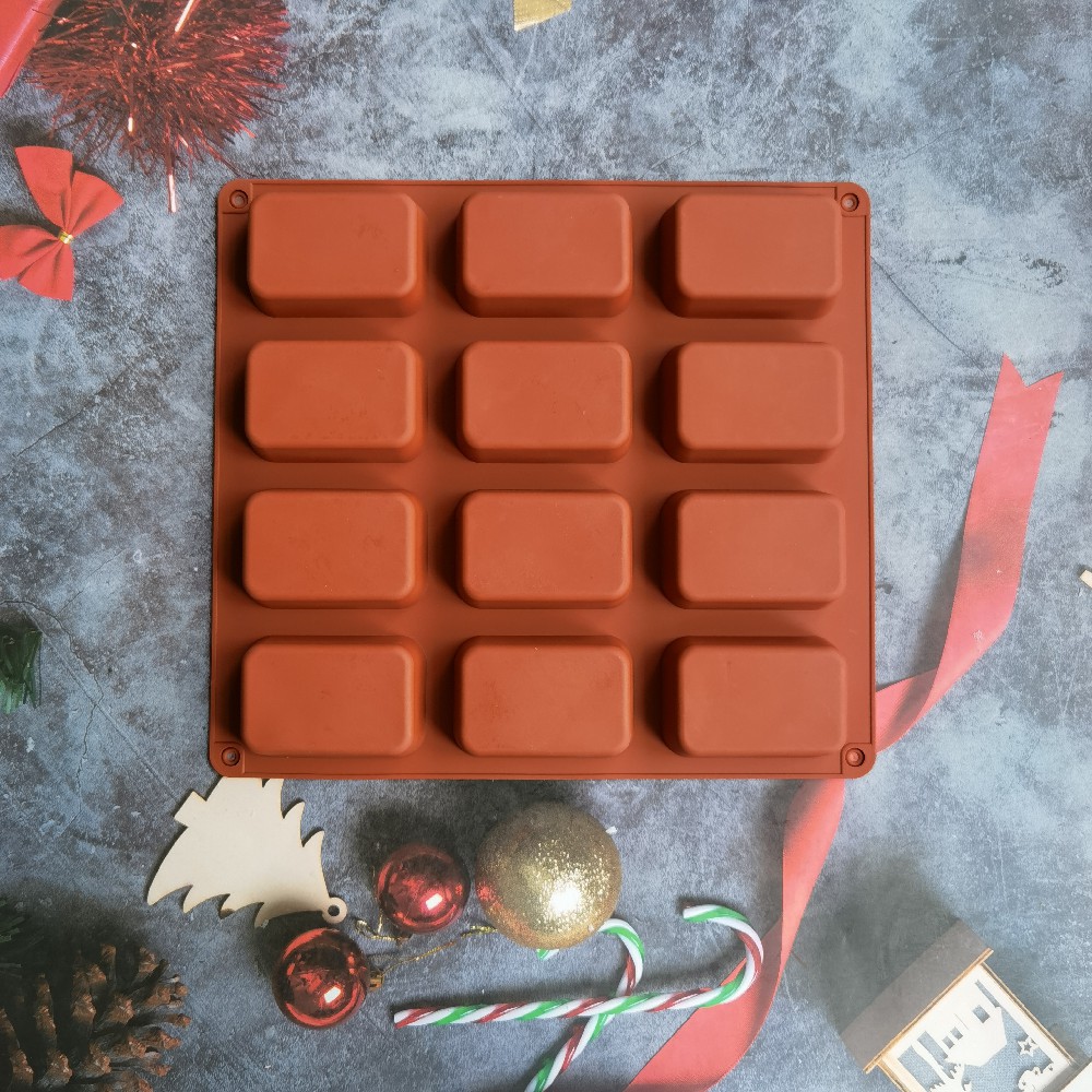 12 Cavity Square Silicone Soap - Candle Making Wax Melter 评论和价格