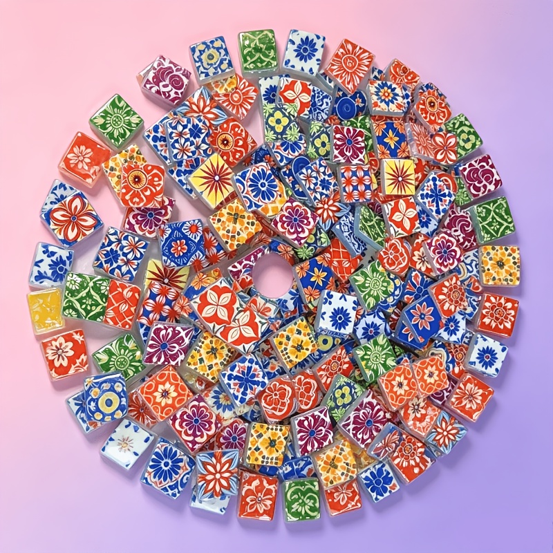 100/200g of Colorful Mosaic Ma - Candle Making Jars 评论和价格